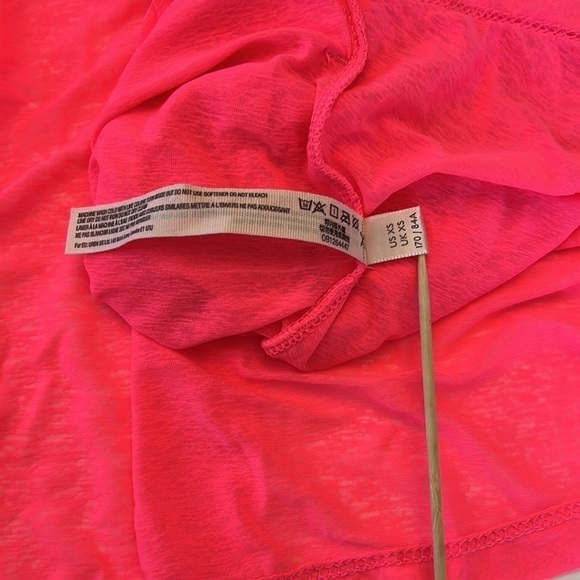 Free People FP Movement New NWT Hot Pink Strappy Top Size XS - Picture 10 of 12